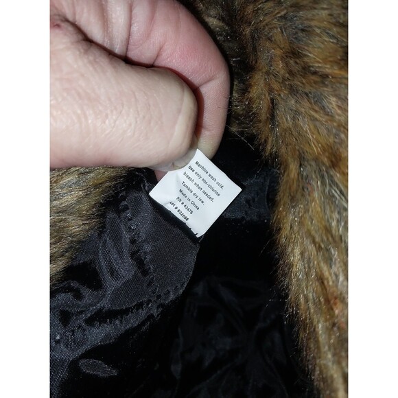 Trapper Hat Faux Fur Lined NWT Clear Creek Adult One Size Fits All Canvas Shell - Picture 10 of 11